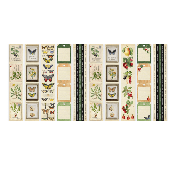 Набор скрапбумаги Summer botanical diary 30,5x30,5 см 10 листов - фото 13