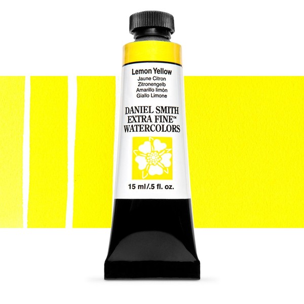Акварельная краска Daniel Smith, туба, 15мл. Цвет: Lemon Yellow s1