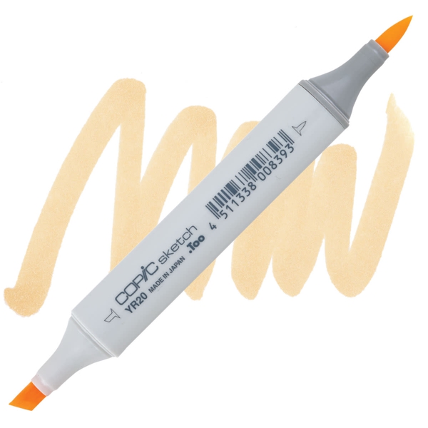 Copic маркер Sketch №YR-20 Yellowish shade (Жовта тінь) 
