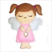 Набор для создания игрушки из фетра «Ангелочек девочка»