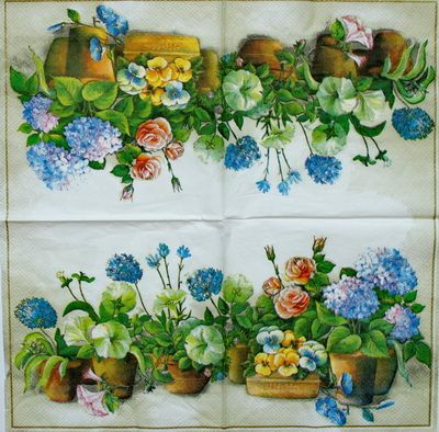 Салфетка Цветочный уголок