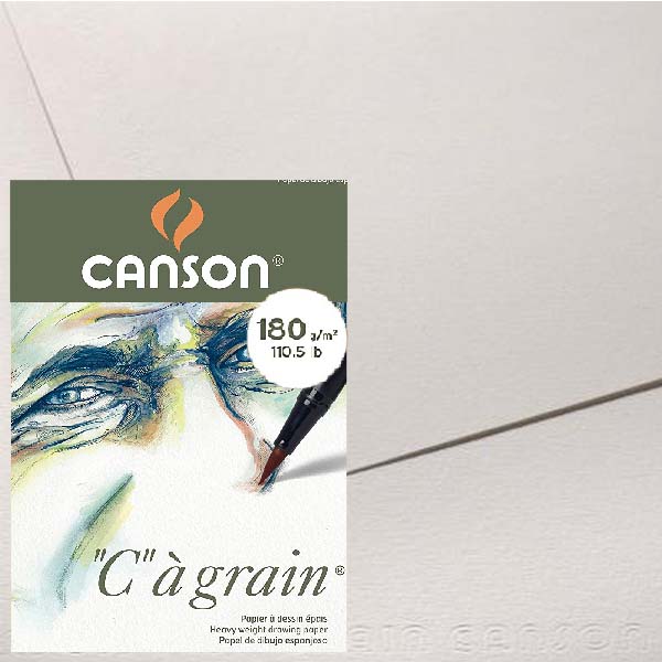 Папір для малювання A Grain, 180 гр, 56х65 см, Canson  - фото 1