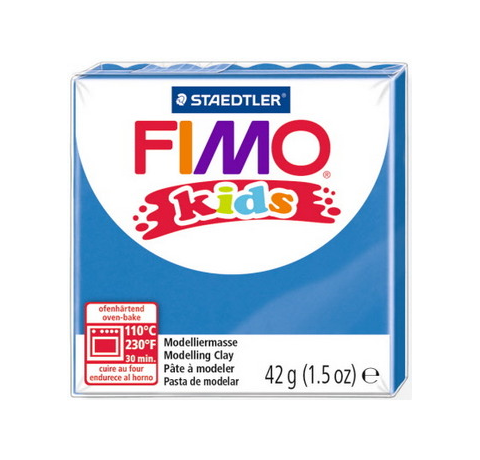 Полімерна глина FIMO Kids 42 гр. БЛАКИТНЯ 