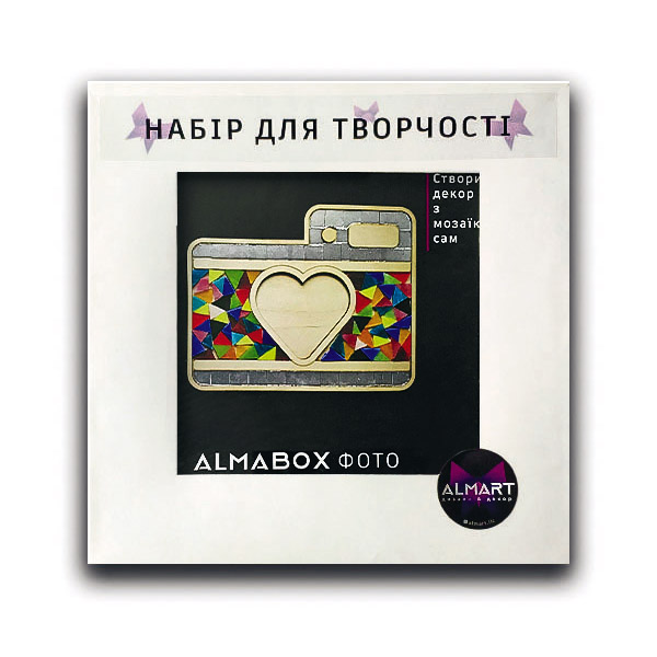 Набор для декорирования мозаикой ALMABOX «Фотоаппарат»