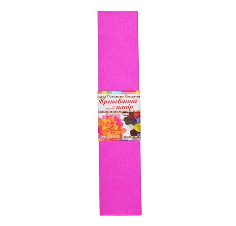 Креп-папір рожевий, 50х200 см 