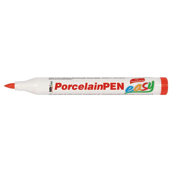 Тонкий маркер по стеклу и фарфору Porcelain Pen КРАСНЫЙ