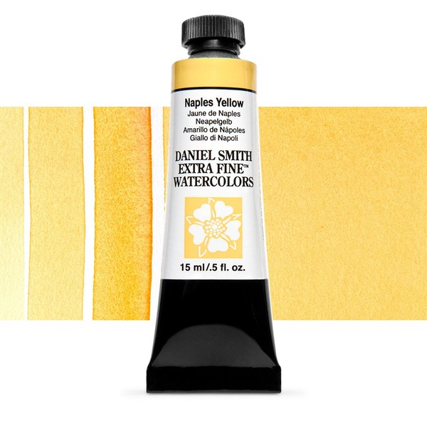 Акварельна фарба Daniel Smith, туба, 15мол. Колір: Naples Yellow s1 