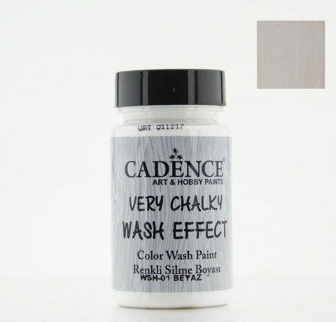 Cadence вінтажна фарба на акриловій основі Very Chalky Wash Effect, 90 мл, БІЛИЙ 