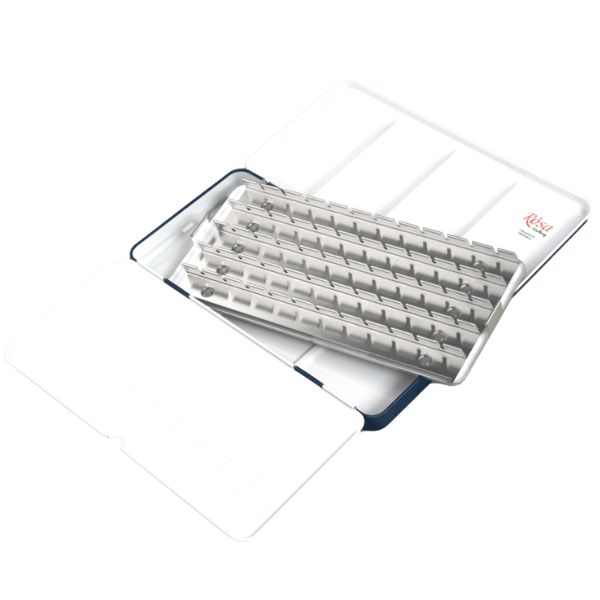 Пенал для акварельных красок металлический, Индиго, Rosa Gallery, 35 кювет - фото 3