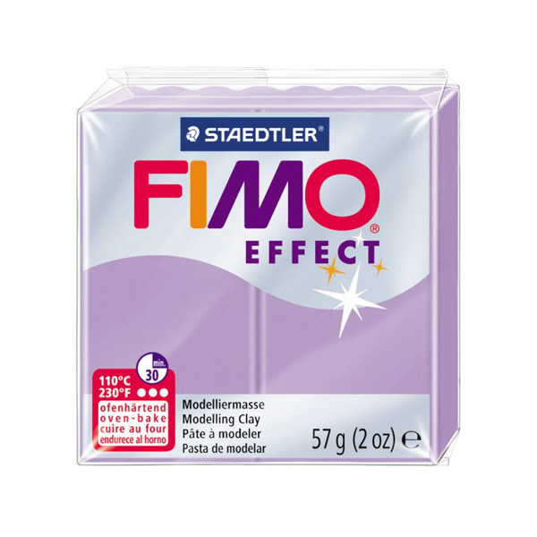 Пластика «FIMO Effect Pastel», 56 г. Цвет: Лиловый - фото 1