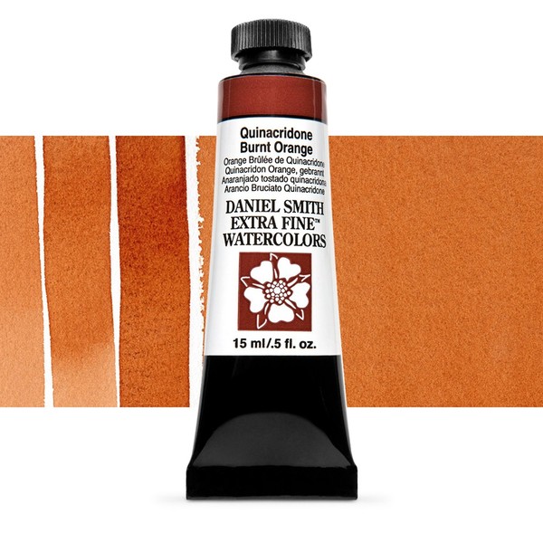Акварельная краска Daniel Smith, туба, 15мл. Цвет: Quinacridone Burnt Orange s2