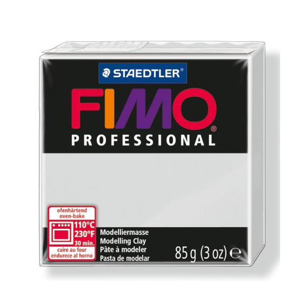 Пластика "FIMO Professional", 85 г. Колір: Сірий 80 