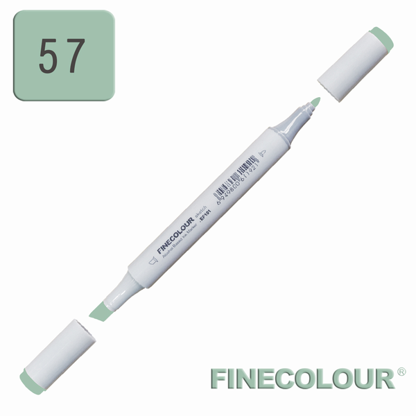 Маркер спиртовий Finecolour Junior 057 сріблястий зелений G57 