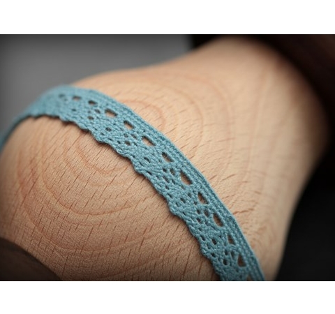 Кружевная лента Голубая ScrapBerry's, 2 м/уп.