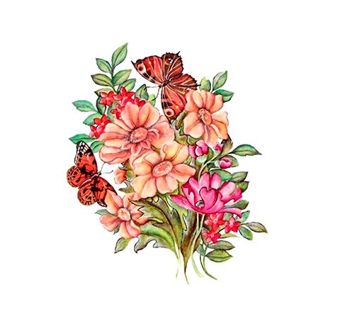 Трансфер универсальный Cadenсe Floral Collection by Svetlana Zhurkina 17х25 см, T-05
