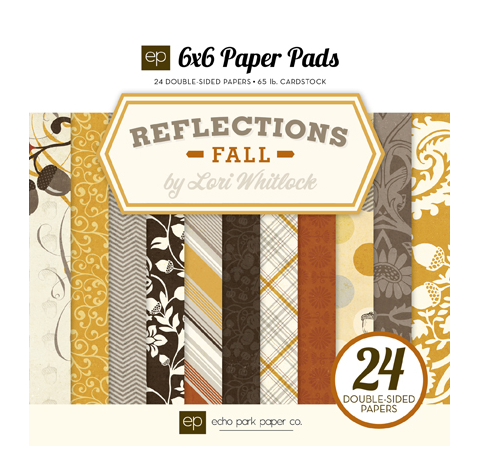 Набор бумаги Echo Park «Reflections Fall», 15х15см, 24л.