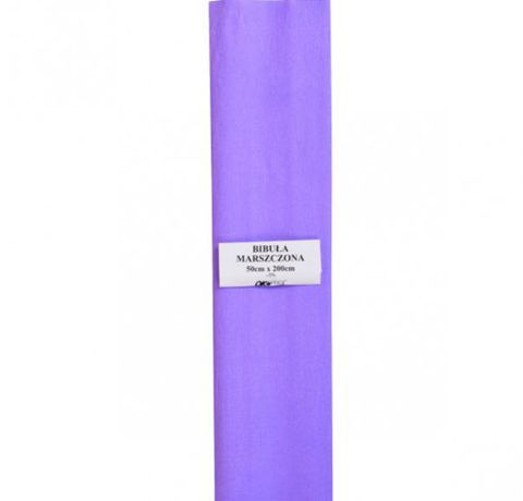 Гофрований папір 50х200см, світло-фіолетовий. густина 32г/м² 