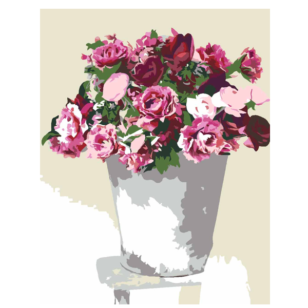 Картина по номерам Rosa Start «Цветы 2.102», 35x45 см