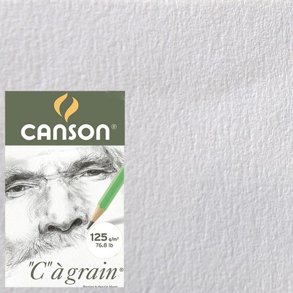Папір для малюнка Canson Ca Grain 125 гр, 50x65 см 