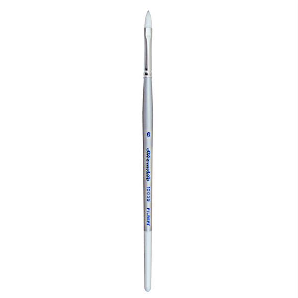Пензель овальний Silver Brush, синтетика, к.р. SILVERWHITE 1503S. №6 (6 мм) 