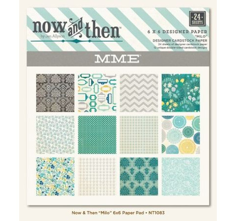 Набор бумаги 15х15 см Milo 24л.