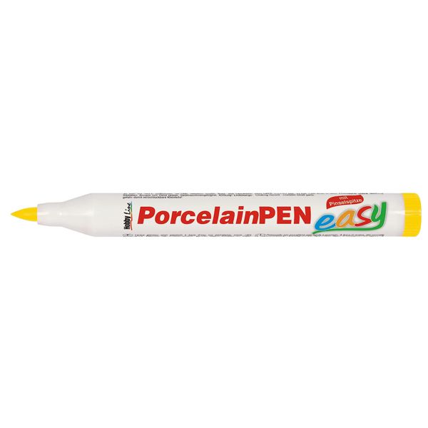 Тонкий маркер зі скла та порцеляни Porcelain Pen Жовтий 
