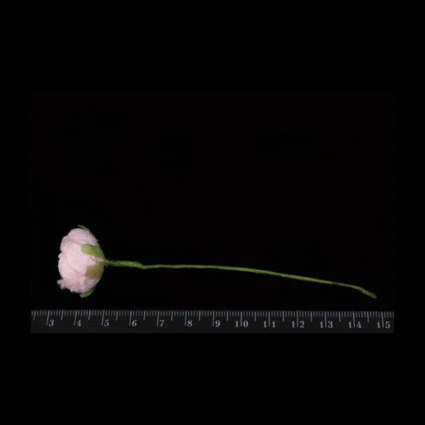 Букетик штучних квіточок з тичинками 6 шт/уп., СВІТЛО-РОЖОВІ  - фото 2