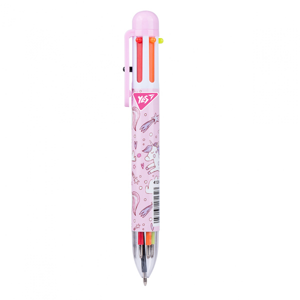 Ручка шариковая «Unicorn» YES, 1,0 мм, 6 цветных стержней  - фото 1