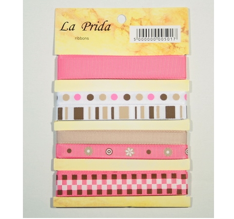 Набор текстильных лент «Пастила», 6 шт/уп.