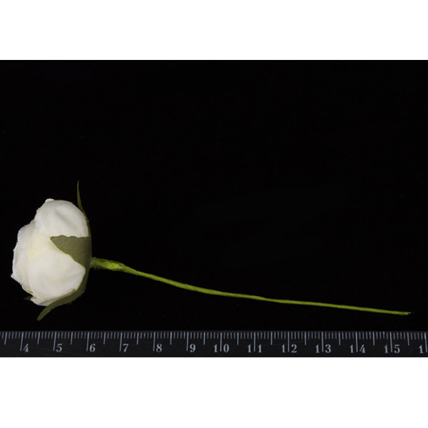 Букетик штучних тканинних квітів з тичинками 6 шт/уп., КРЕМОВІ  - фото 2