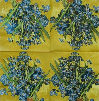 Салфетка Синий букет