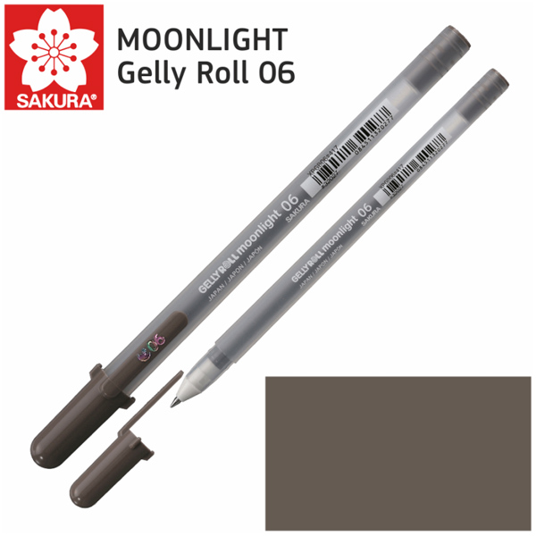 Ручка гелева MOONLIGHT Gelly Roll 0,6 Sakura, КОРИЧНЕВА 