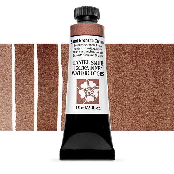 Акварельная краска Daniel Smith, туба, 15мл. Цвет: Burnt Bronzite Genuine s3