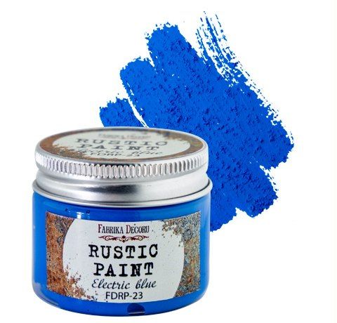 Краска с эффектом ржавчины «Rustic paint», 50 мл. Цвет: СИНИЙ