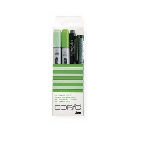 Copic набір маркерів Ciao Set "Doodle Pack Green" (2+1+1 шт) 