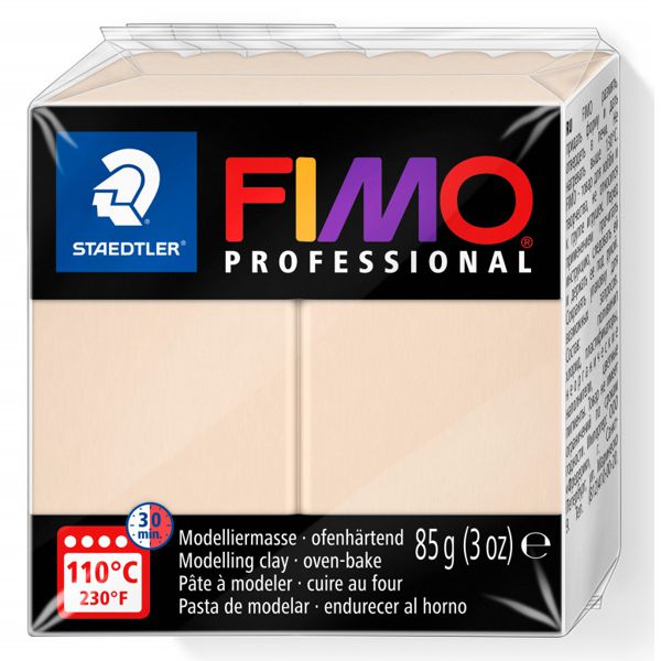 Пластика «FIMO Professional», 85 г. Колір: Бежева - фото 1