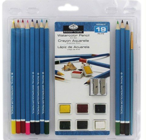 Набір для акварельного живопису Watercolor Pencils, 19 предметів 