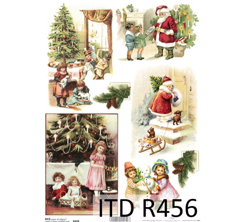 Рисовая бумага «В преддверии праздника» А4