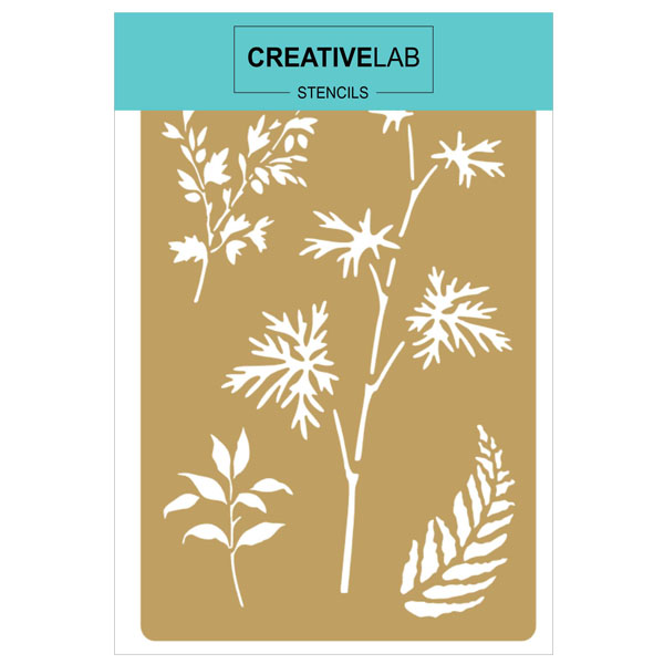 Трафарет CreativeLab «Растения-3», многоразовый (не клейкий), 13х19 см