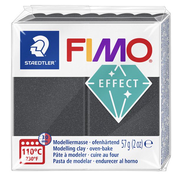 Пластика «FIMO Effect Metallic», 57 г. Колір: Сірий металік - фото 1