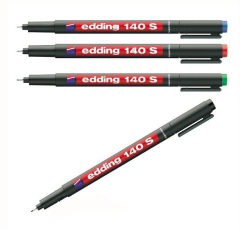 Edding перманентный маркер 140S. 0,3 мм. Цвета в ассорт.