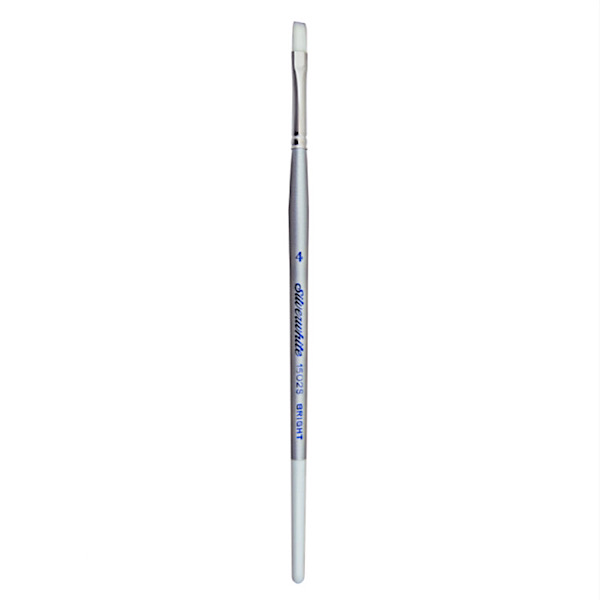 Кисть плоская Silver Brush, синтетика, к.р. SILVERWHITE 1502S. №4 (5 мм)