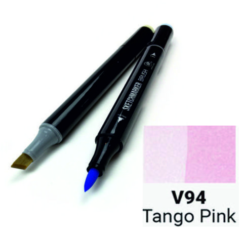 Маркер SKETCHMARKER BRUSH, цвет БЛЕДНО-РОЗОВЫЙ (Tango Pink) 2 пера: долото и мягкое, SMB-V094