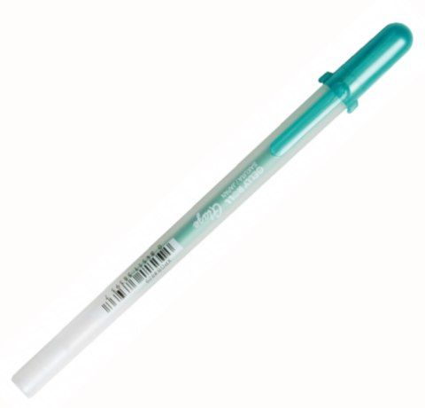 Ручка гелевая, GLAZE 3D-ROLLER, Зеленая, Sakura