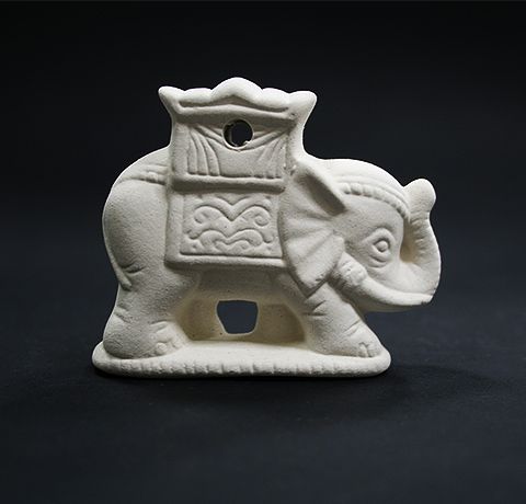 Керамический Индийский слон маленький, 6,5х5,5х2 см