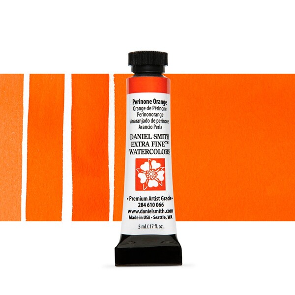 Акварельна фарба Daniel Smith, туба, 5мл. Колір: Perinone Orange s3 