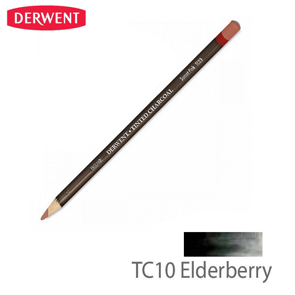 Олівець вугільний Derwent Tinted Charcoal, (TC10) бузина. 