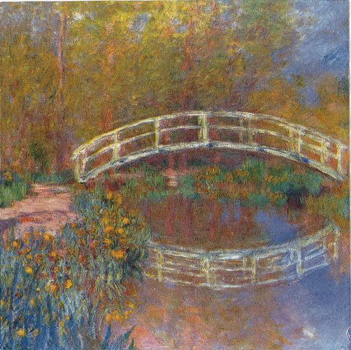 Салфетка Мостик над рекой