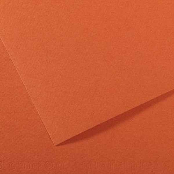 Папір для пастелі Canson Mi-Teintes 160 гр, A4, 115 МАНДАРИНОВИЙ (Mistical orange) 