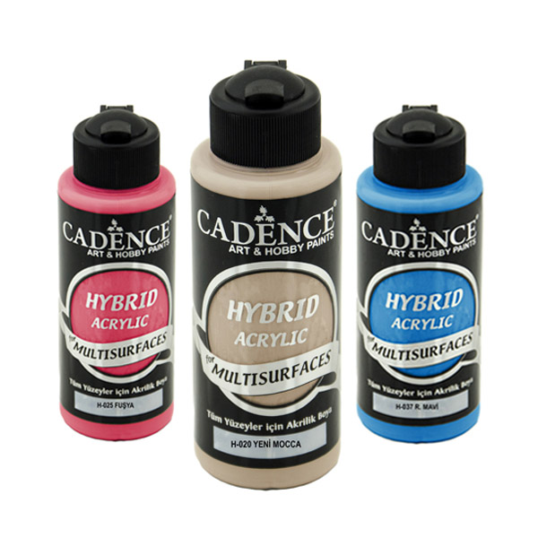 Акриловая краска гибрид Cadence Hybrid Acrylic for Multisurfaces, 120 мл. Цвета в ассортименте - фото 1